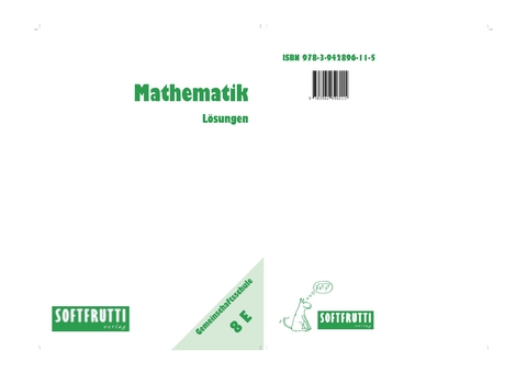 Mathematik 8 E - Manfred Schmitt, Reiner Speicher