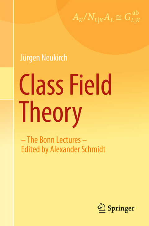 Class Field Theory - Jürgen Neukirch