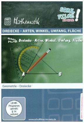 Dreiecke - Arten, Winkel, Umfang, Fläche, 1 DVD