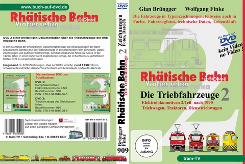 Rhätische Bahn - Die Triebfahrzeuge Teil 2 - Wolfgang Finke, Gian Brüngger