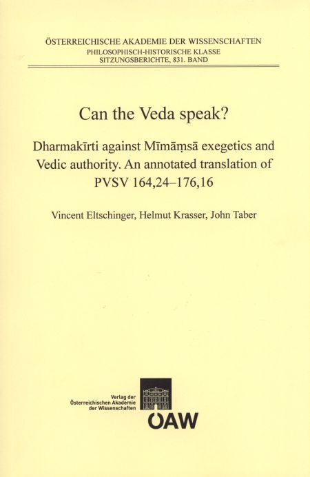 Can the Veda speak? - Vincent Eltschinger, Helmut Krasser, John Taber