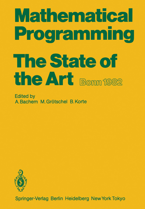 Mathematical Programming The State of the Art - 