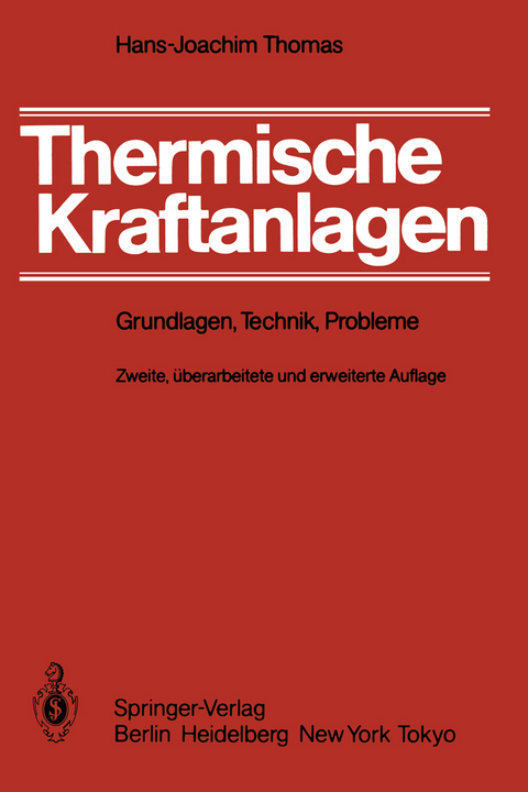 Thermische Kraftanlagen - H.-J. Thomas