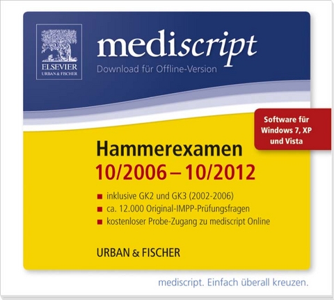 Mediscript 2. Abschnitt der Ärztlichen Prüfung Download Hammerexamen 10/06-10/12 -  mediscript