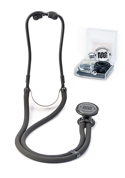Peil Professional Cardiology 4000 Doppelschlauchstethoskop All-Black-Edition