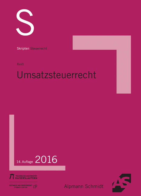 Skript Umsatzsteuerrecht - Wolfram Reiß