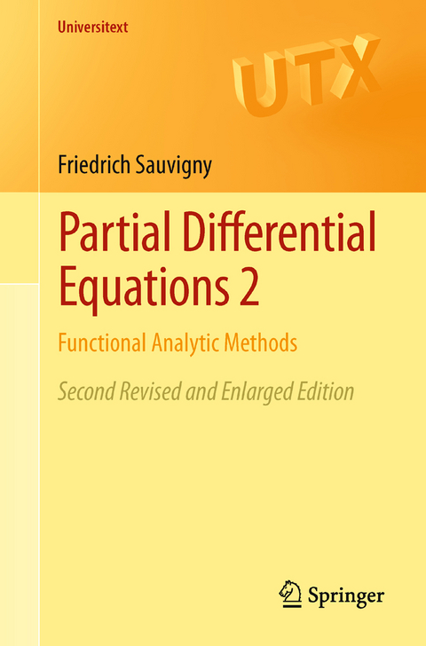Partial Differential Equations 2 - Friedrich Sauvigny