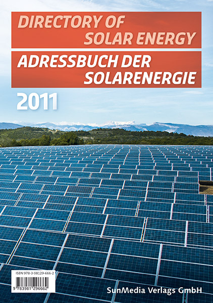 Adressbuch der Solarenergie 2010 -  SunMedia Verlags-GmbH