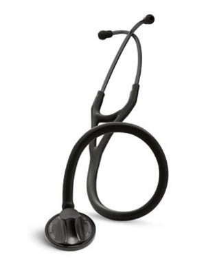 Littmann Master Cardiology Stethoskop komplett, Smokey Edition, schwarz/black