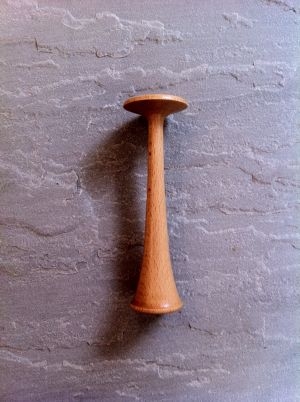 Stethoskop nach Pinard, aus Rosenholz, 17 cm, Hebammenstethoskop