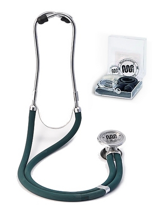 Peil Professional Cardiology 4000 Doppelschlauchstethoskop dunkelgrün/huntergreen - 