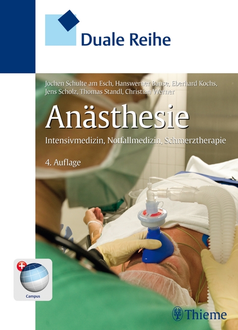 Duale Reihe Anästhesie - Hanswerner Bause, Eberhard Kochs, Jens Scholz