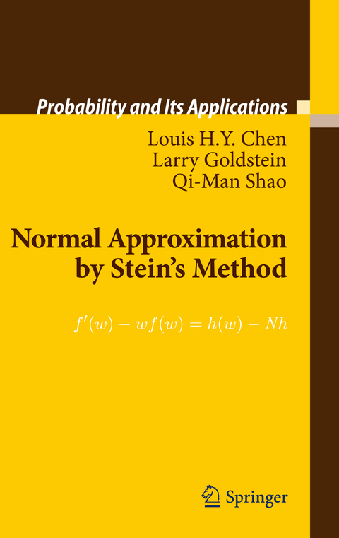 Normal Approximation by Stein’s Method - Louis H.Y. Chen, Larry Goldstein, Qi-Man Shao
