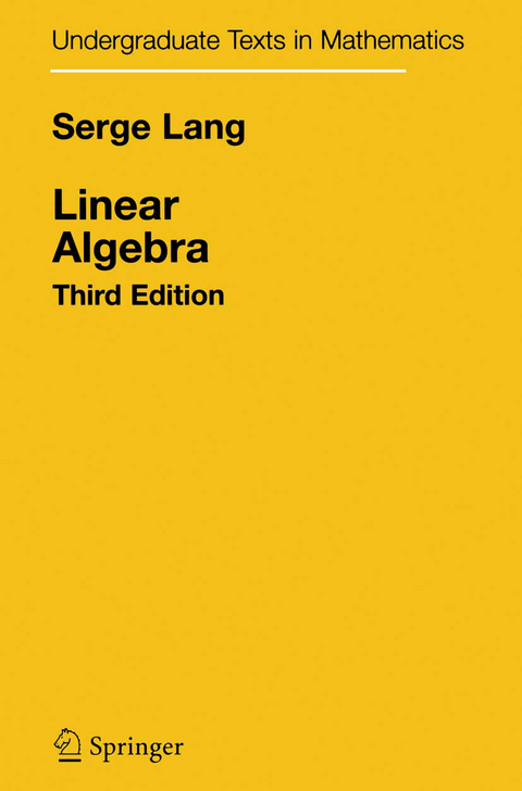 Linear Algebra - Serge Lang