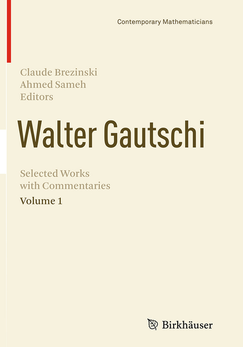 Walter Gautschi, Volume 1 - 