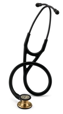 Littmann Cardiology IV Stethoskop komplett Brass Edition - schwarz/black