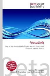 Vocalink - Lambert M Surhone, Miriam T Timpledon, Susan F Marseken