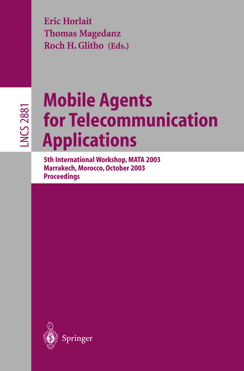 Mobile Agents for Telecommunication Applications - 