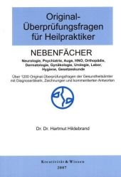 Lehrbuch für Heilpraktiker, Nebenfächer - Hartmut Hildebrand, A. M. Bruckner