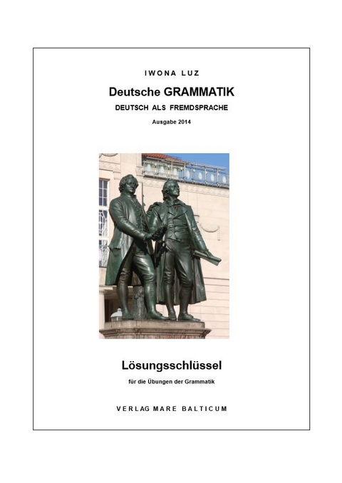 Deutsche Grammatik - Deutsch als Fremdsprache - Iwona Luz