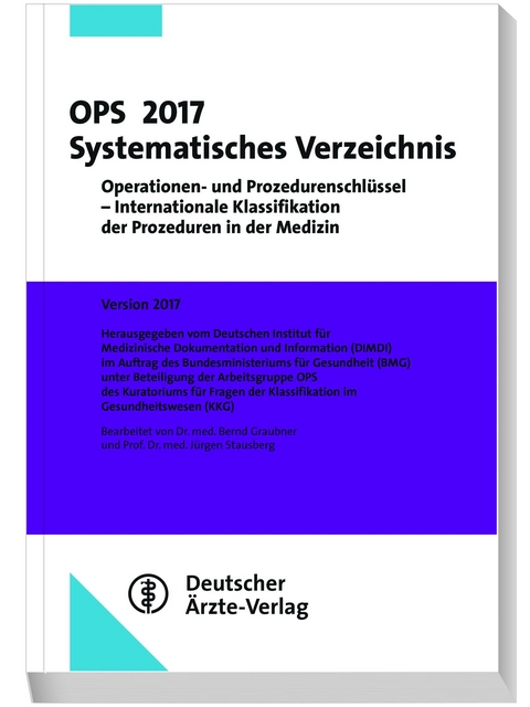 OPS 2017 Systematisches Verzeichnis - Bernd Graubner, Jürgen Stausberg