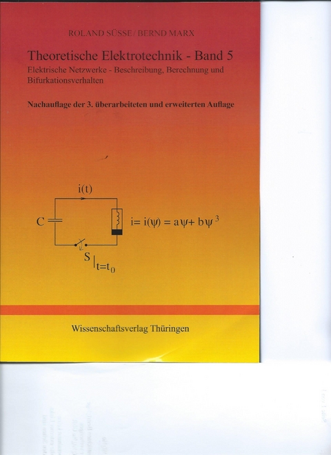 Theoretische Elektrotechnik / Theoretische Elektrotechnik - Band 5 - 3 N. - Roland Süsse, Bernd Marx