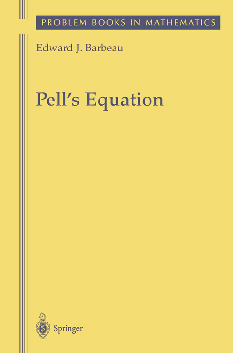 Pell’s Equation - Edward J. Barbeau