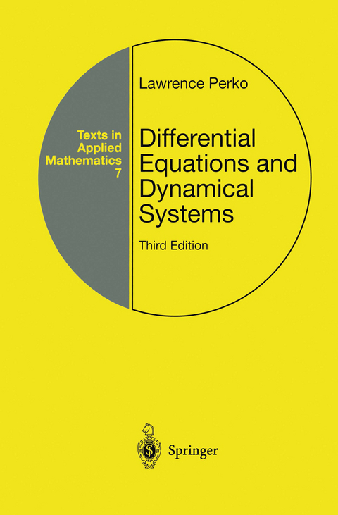 Differential Equations and Dynamical Systems - Lawrence Perko