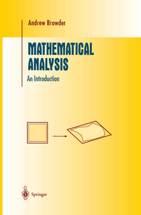 Mathematical Analysis - Andrew Browder