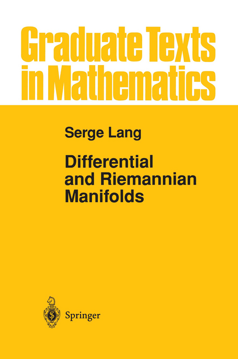 Differential and Riemannian Manifolds - Serge Lang