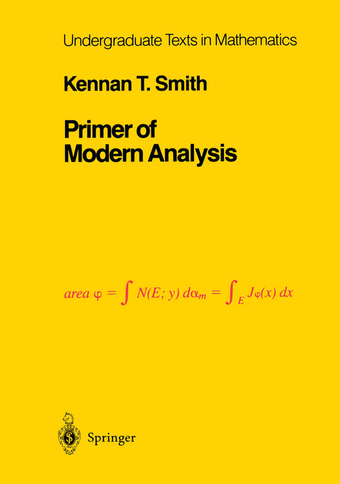 Primer of Modern Analysis - K.T. Smith