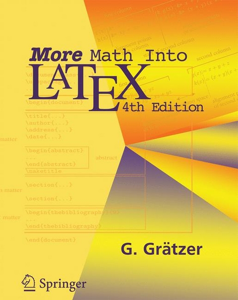More Math into Latex - George A. Gratzer