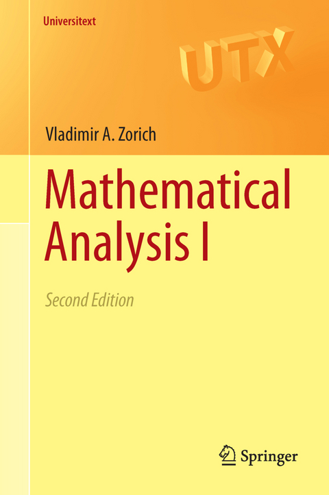 Mathematical Analysis I - V. A. Zorich