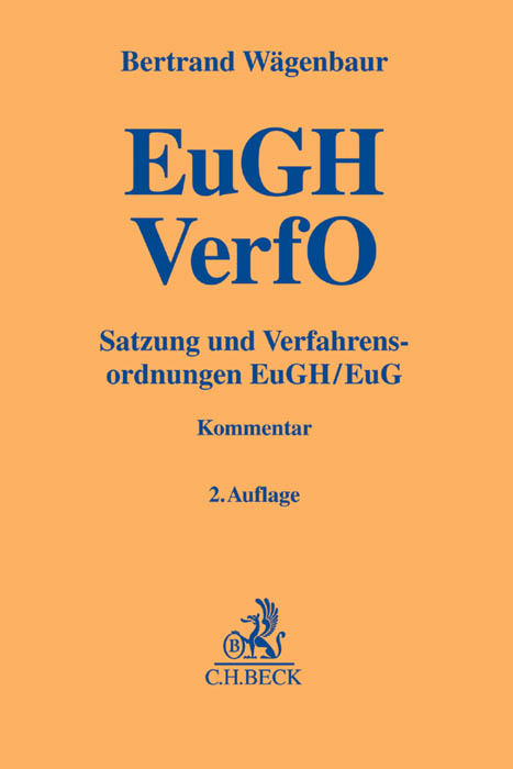 EuGH VerfO - Bertrand P. Wägenbaur