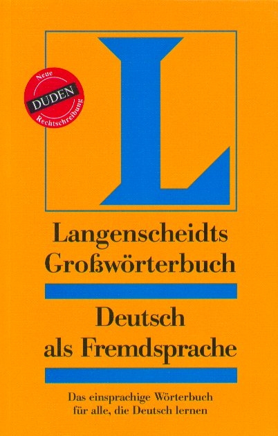 Langenscheidts Grosswörterbuch Deutsch als Fremdsprache - 