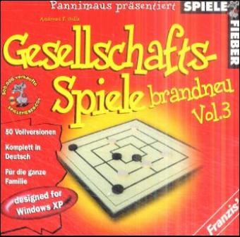 Gesellschaftsspiele brandneu, 1 CD-ROM. Vol.3 - 