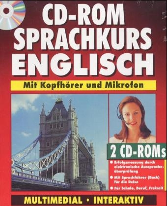 CD-ROM Sprachkurs Englisch, 2 CD-ROMs und Sprachführer