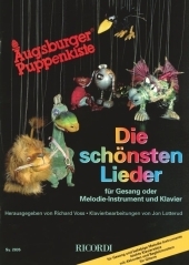Augsburger Puppenkiste, Die schönsten Lieder, für Gesang oder Melodie-Instrument und Klavier - 