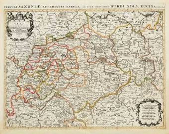 Historische Karte: Sachsen - Thüringen - Anhalt 1696 (Plano) - Alexis H Jaillot