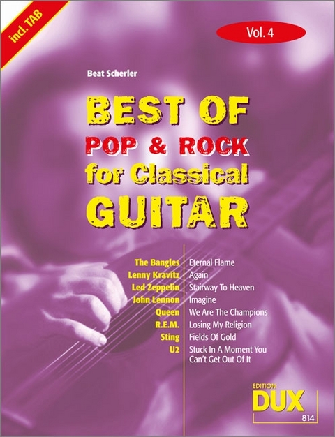 Best of Pop & Rock for Classical Guitar Vol. 4 - 