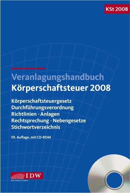 Veranlagungshandbuch Körperschaftsteuer 2008