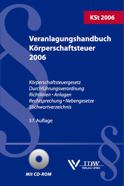 Veranlagungshandbuch Körperschaftsteuer 2006