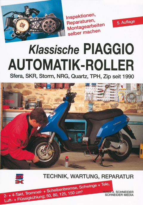 Klassische Piaggio Automatik-Roller - Hans J. Schneider