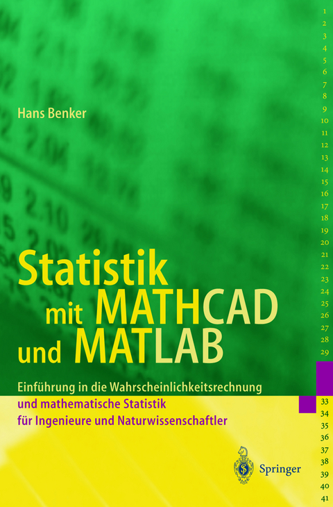 Statistik mit MATHCAD und MATLAB - Hans Benker