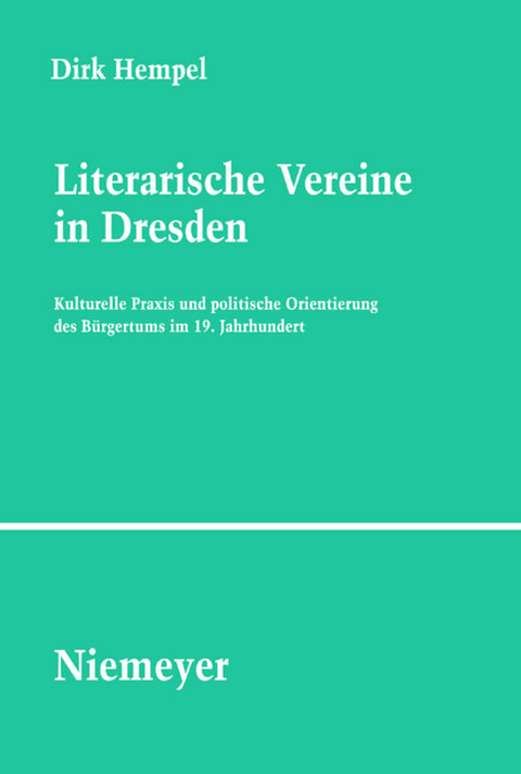 Literarische Vereine in Dresden - Dirk Hempel