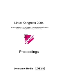 Linux-Kongress 2004 Proceedings - 