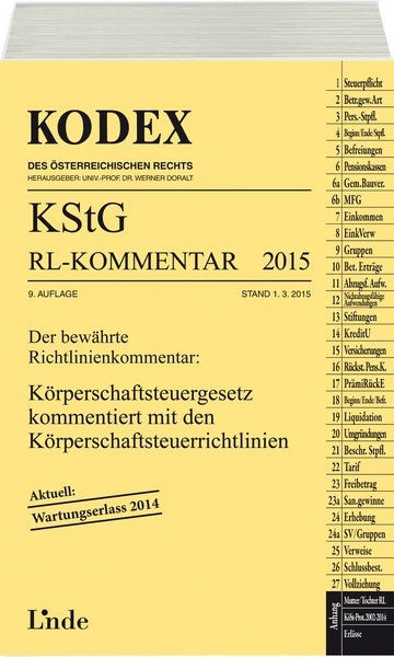KODEX KStG Richtlinien-Kommentar 2015 - Peter Humann, Andreas Stift