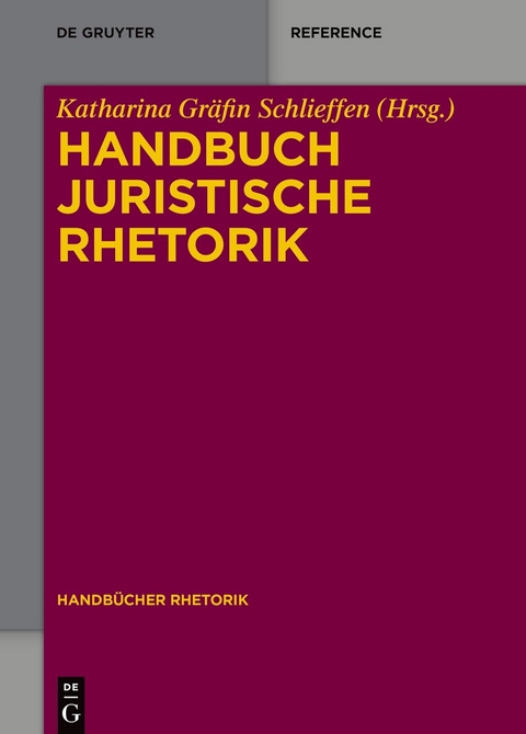Handbuch Juristische Rhetorik - 