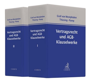 Vertragsrecht und AGB-Klauselwerke - Friedrich Graf von Westphalen; Rüdiger Pamp …