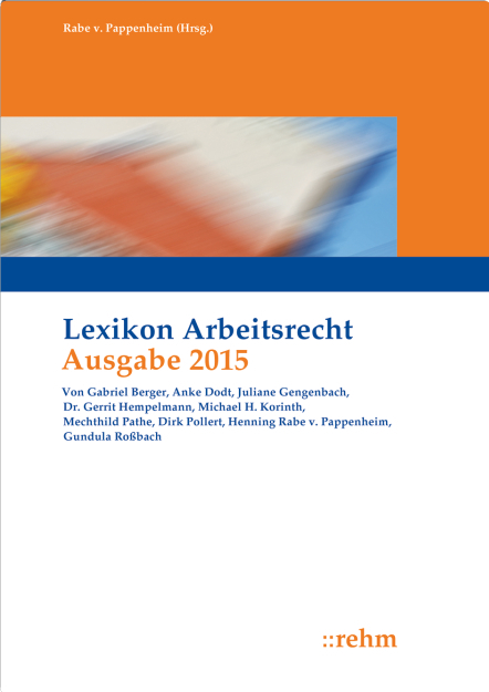 Lexikon Arbeitsrecht 2015 - 